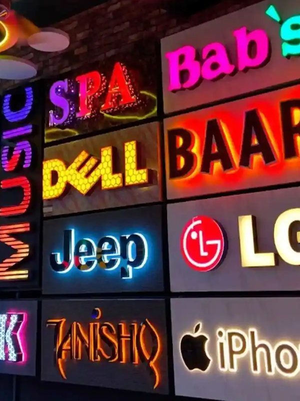 3D Sign Board illustrative product example