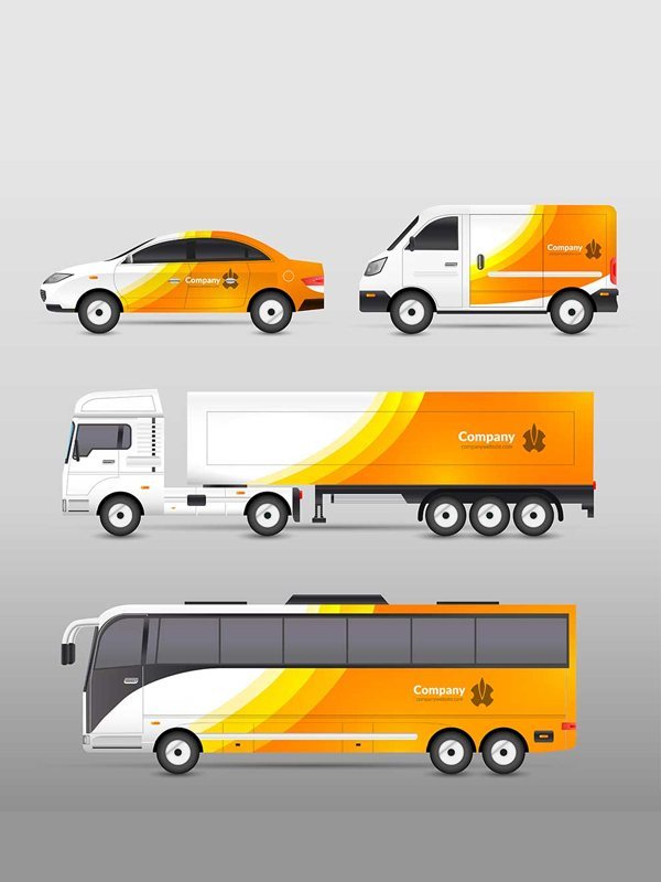 Vehicle Branding illustrative product example