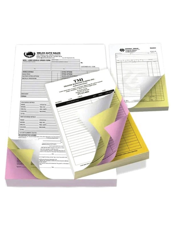 Commercial printing illustrative product example