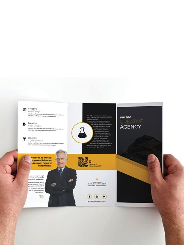 Folded Leaflets illustrative product example