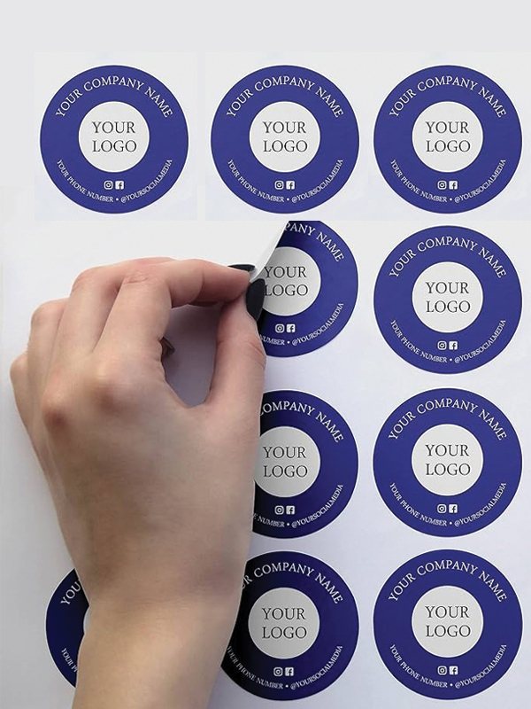 Labels illustrative product example