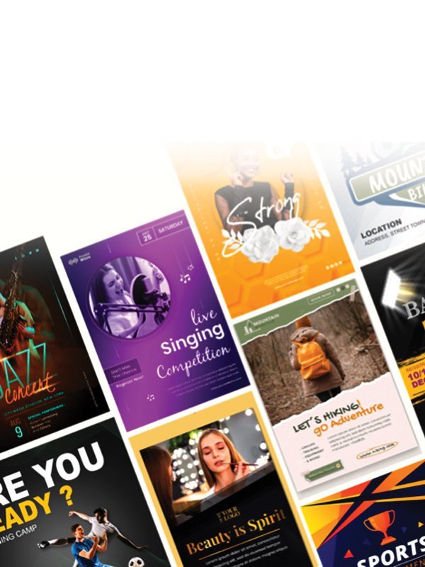 Posters illustrative product example